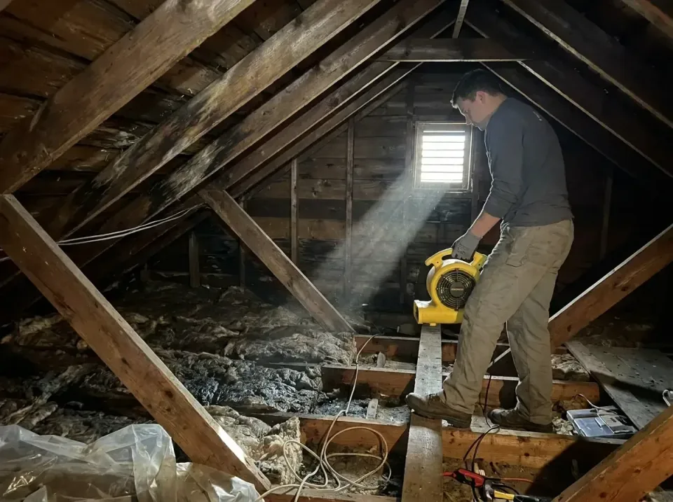 attic-water-damage-drying-proc-007 — frequently asked questions, Emergency Water Extraction & 24/7 Flood Response in Ayden,…